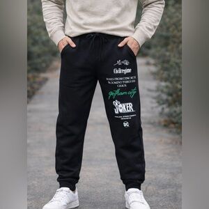 Civil Regime x DC Joker Gotham City‎ Jogger Sweatpants Men’s size medium black